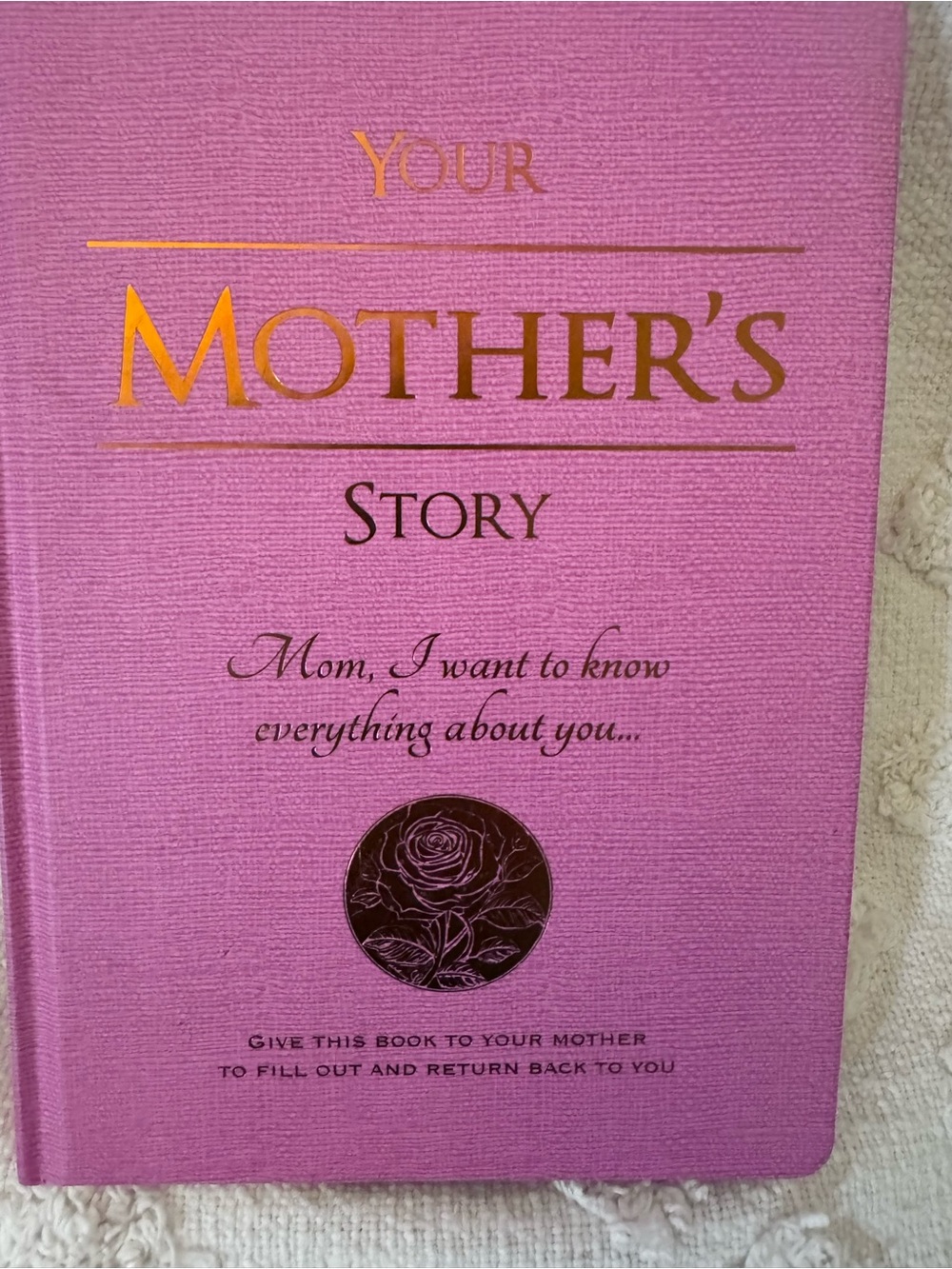 NEW-Your Mother’s Story Piccadilly Guided Family Journal New Inspirational Quote